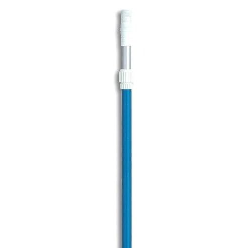 6-12' Adjustable Blue Swimming Pool Telescopic Pole for Vacuums Skimmers Metal