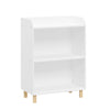 Wooden Children's 3-Tier Bookcase with Pine Wood Legswhite White