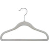 10 Inch Clear Plastic Baby Top Hanger with Notches and Swivel Hook Box