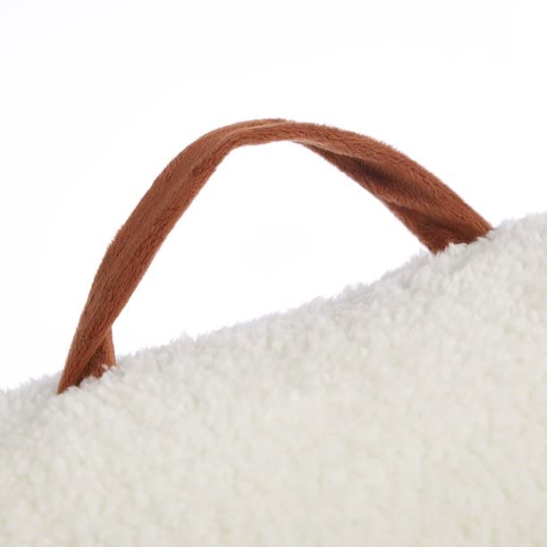 Dearfoams and Buffalo Check Sherpa Plush Bean Bag Chair with