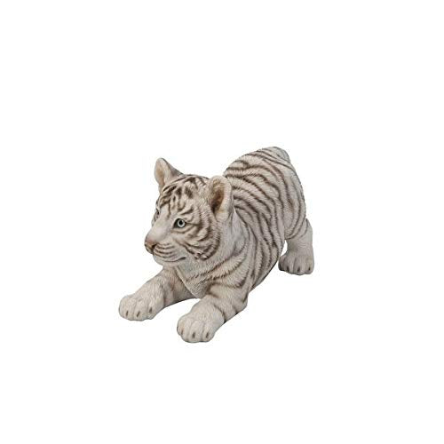 Playing Tiger Baby Statue Polyresin