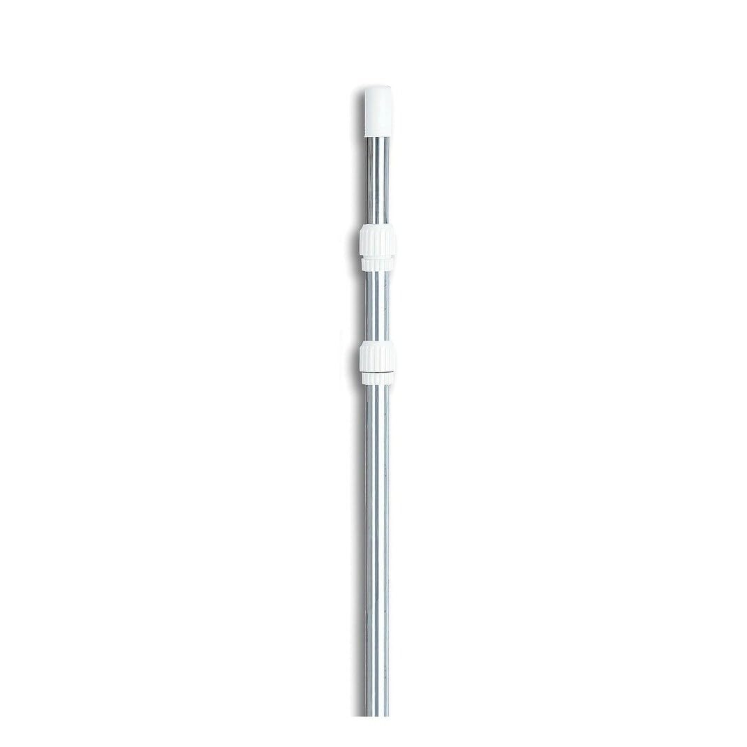 Silver Adjustable Swimming Pool Telescopic Pole for Vacuums Skimmers 5-12' Metal