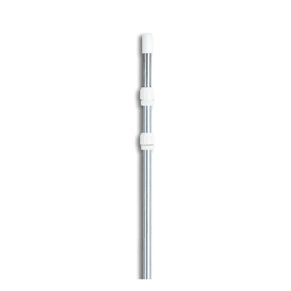 Silver Adjustable Swimming Pool Telescopic Pole for Vacuums Skimmers 5-12' Metal