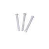 2" Long Lock Replacement Pins for Pool Vacuum Handles Set of 3 White Plastic