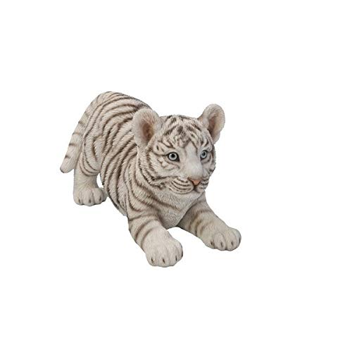 Playing Tiger Baby Statue Polyresin