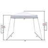 10 X Ft. Outdoor Party Gazebo Camping Canopy White Without Wall