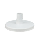 6.25" Swimming Pool Vacuum Plate White Plastic