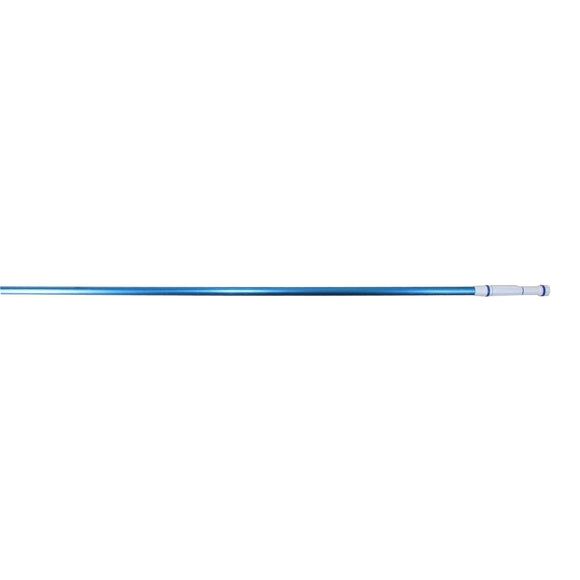 8.5-15.25 Ft Blue Corrugated Adjustable Telescopic Pole for Vacuum Heads and Skimmers Metal