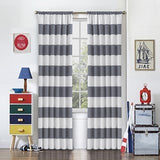 Rugby Stripes Curtain Single Panel Color