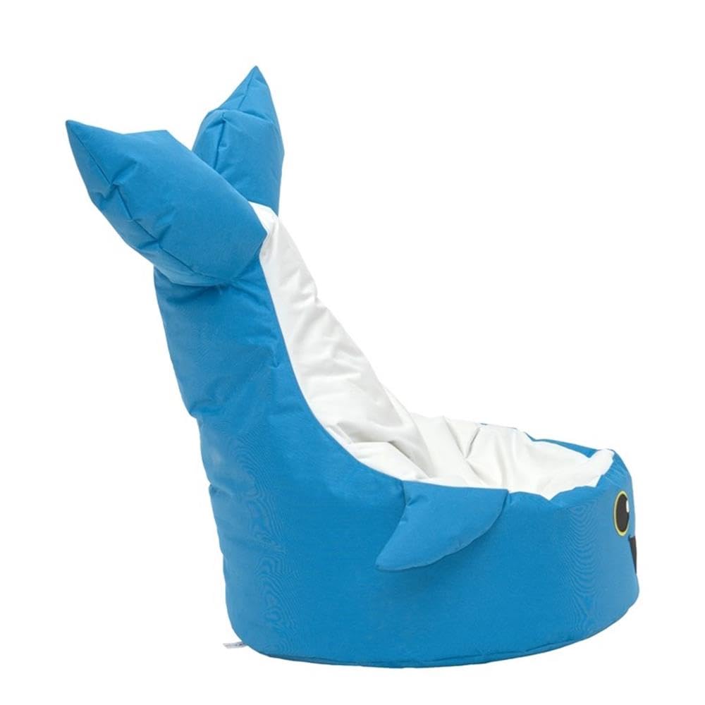 Blue and White Whale Kids Bean Bag