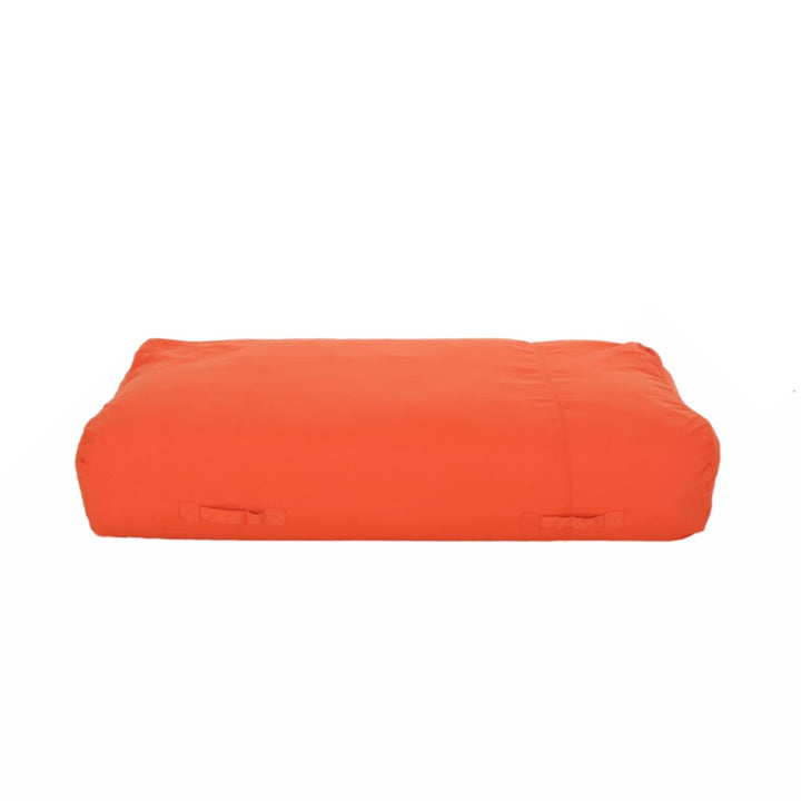 Water Resistant 6'x3' Lounger Bean Bag Coral Orange Modern