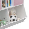 Kids Bookcase with ollapsible Fabric Drawers hildren's Toy Storage