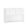 Kids Bookshelves/Storage Display with 4 Compartments White Modern