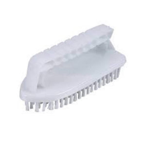 5.75" White All-Purpose Hand-held Swimming Pool Scrub Brush Plastic