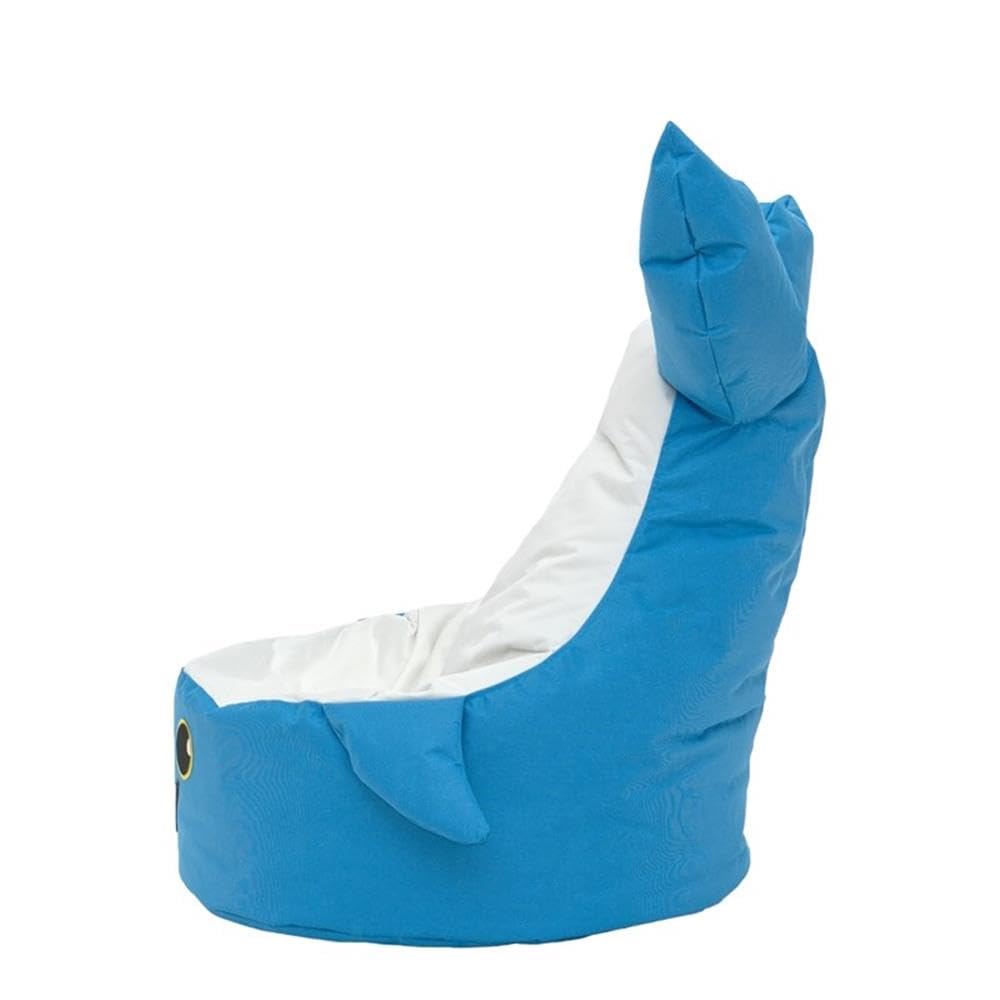 Blue and White Whale Kids Bean Bag