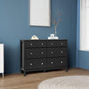 Storkcraft Horizon 6 Drawer Dresser (Black)