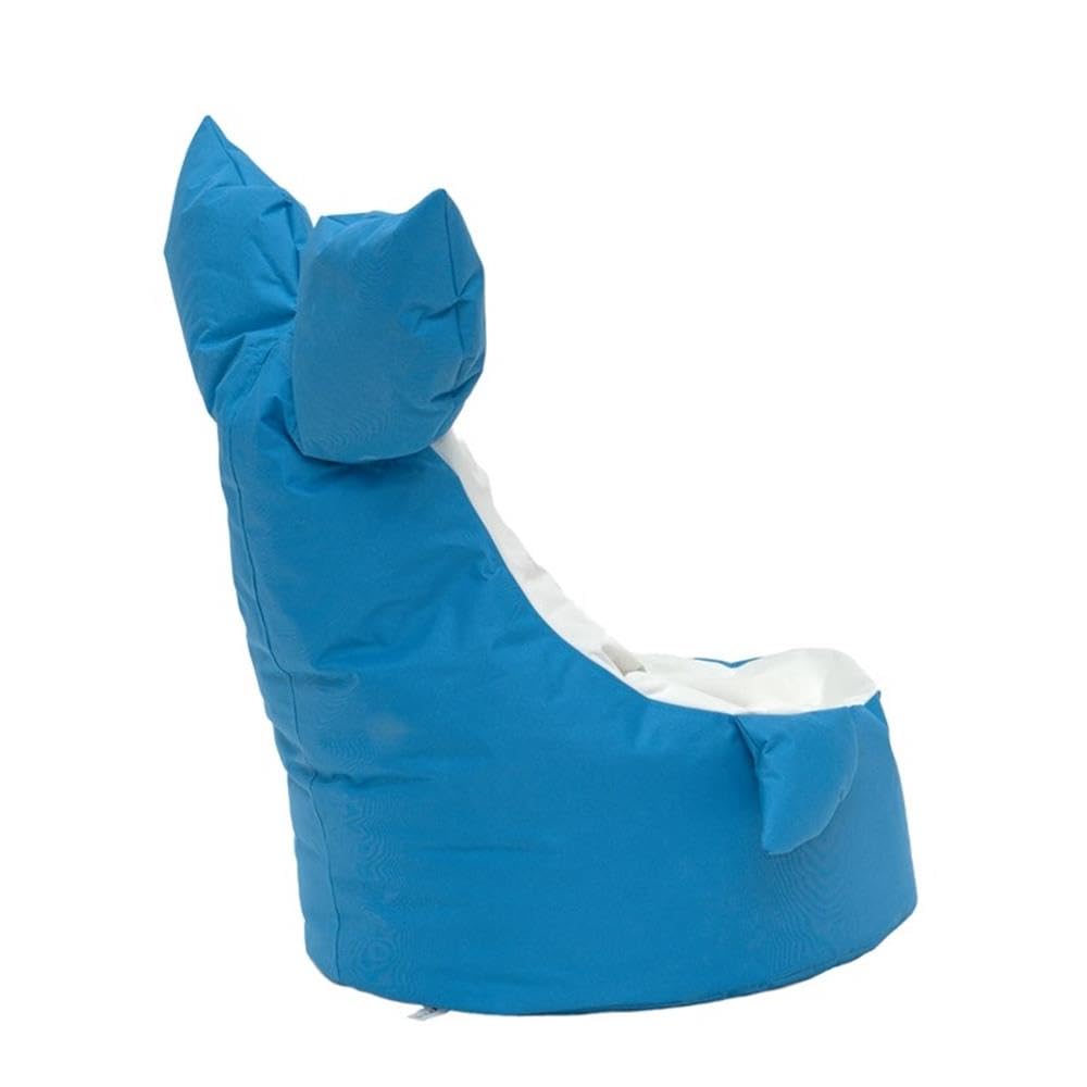 Blue and White Whale Kids Bean Bag