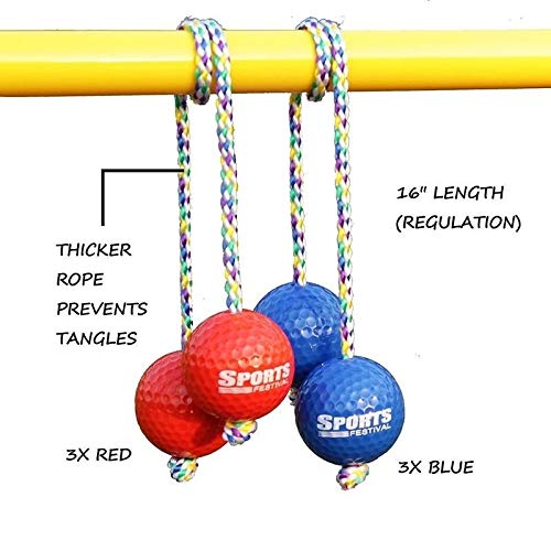 Ladder Ball Toss Game Set Replacement (6 Pack) Boys