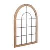 Modern Farmhouse Arched Window Metal Wall Art 27.5" h X 37.5" w 1" d