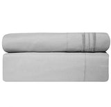 Deep Pocket Soft Microfiber 4-piece Solid Color Bed Sheet Set