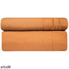 Deep Pocket Soft Microfiber 4-piece Solid Color Bed Sheet Set