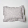 Toddler Pillow Grey Solid Color Modern Contemporary Linen Removable Cover