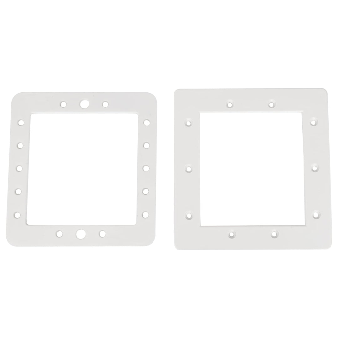 8.25" White Hydrotools Swimming Pool Skimmer Face Plate and Butterfly Gasket Plastic