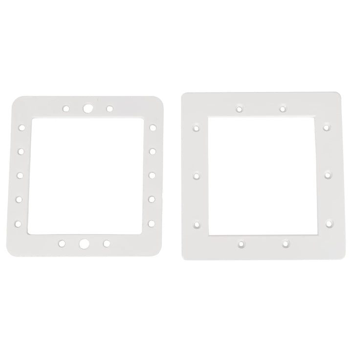 8.25" White Hydrotools Swimming Pool Skimmer Face Plate and Butterfly Gasket Plastic