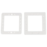 8.25" White Hydrotools Swimming Pool Skimmer Face Plate and Butterfly Gasket Plastic