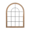 Modern Farmhouse Arched Window Metal Wall Art 27.5" h X 37.5" w 1" d