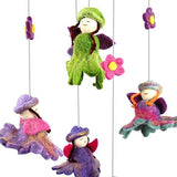 Tulip Handmade Felt Flower Fairy Mobile Multi