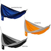 Waterproof Parachute Silk 2-person Hammock with Stuff Sack