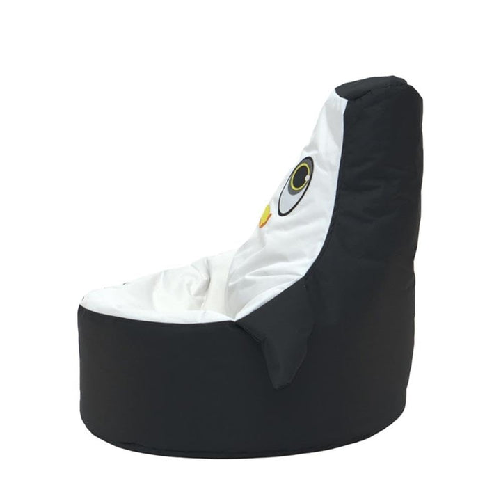 Black and White Penguin Kids Bean Bag