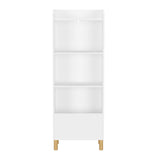 Kids 4-Tier Bookcase Children's Bookshelf Toy Storage Cabinet White