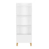 Kids 4-Tier Bookcase Children's Bookshelf Toy Storage Cabinet White