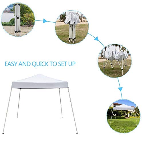 10 X Ft. Outdoor Party Gazebo Camping Canopy White Without Wall