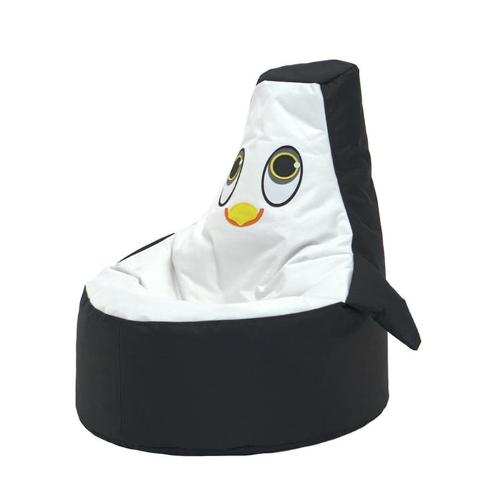 Black and White Penguin Kids Bean Bag