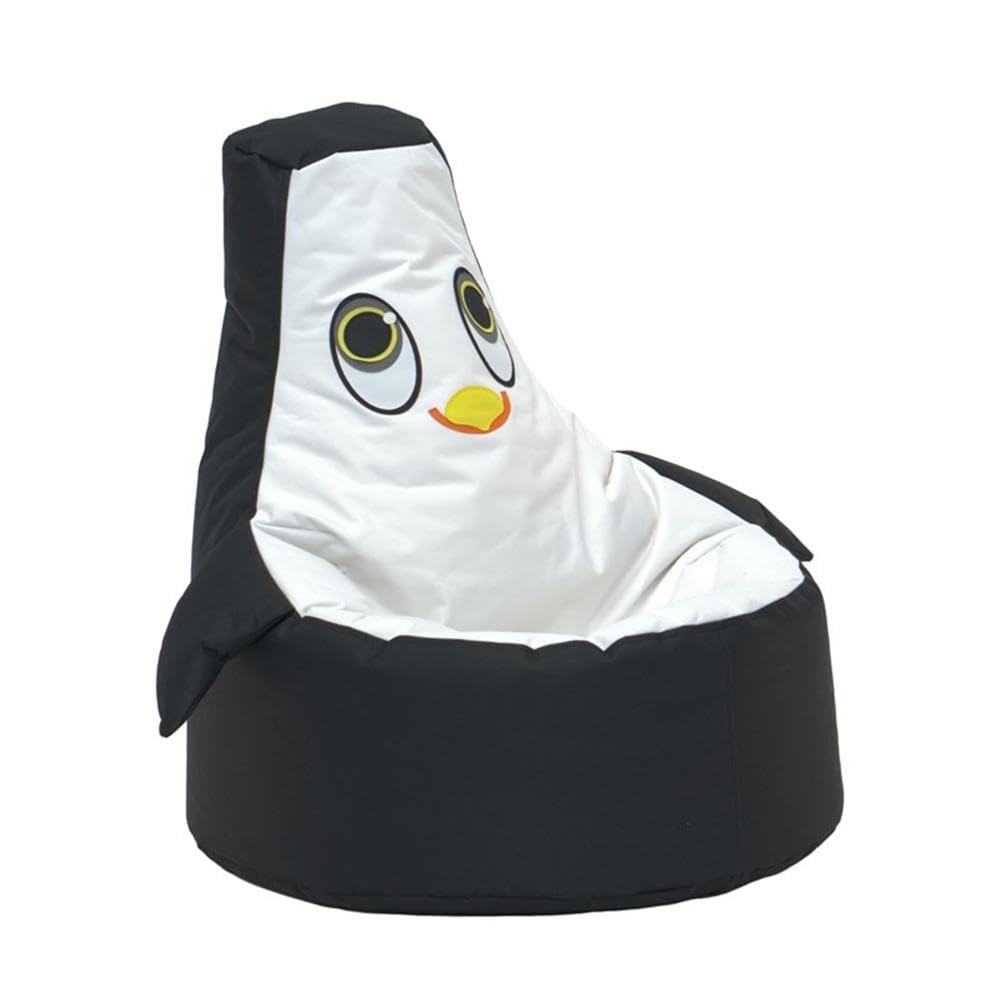 Black and White Penguin Kids Bean Bag