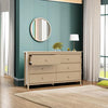 Storkcraft Alpine 6 Drawer Double Dresser (Driftwood)