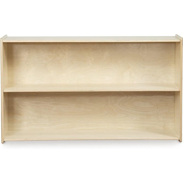 2-Shelf Bookshelf 46.75" W Horizontal Bookshelves for Toddlers