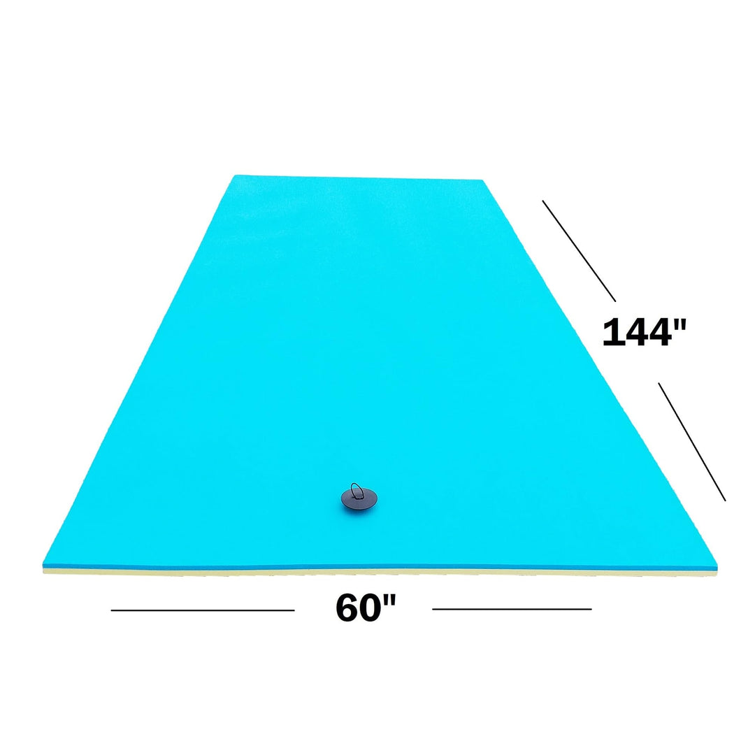 Floats Water Pad Pool Lake Float Oversized Dense Foam Yellow/Blue 3-5