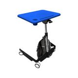 Kids Sit-Stand Mobile Student Desk Adjustable 31-38" Blue Modern