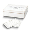 Rose Distressed White Bless This Child Prayer Box with 30 Printed Cards Traditional Wood Finish