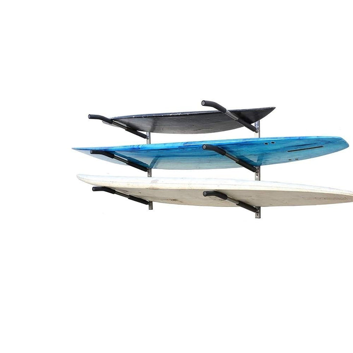 Univeral Paddle Board Wall Rack-Triple Grey