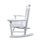 White Outdoor Rocking Chair Suitable for Kids