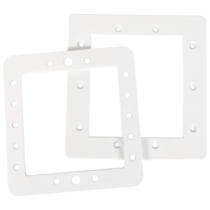 8.25" White Hydrotools Swimming Pool Skimmer Face Plate and