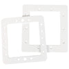 8.25" White Hydrotools Swimming Pool Skimmer Face Plate and