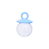 Set of 24 Pcs Blue Plastic Baby Pacifier Shower Party Candy Holder