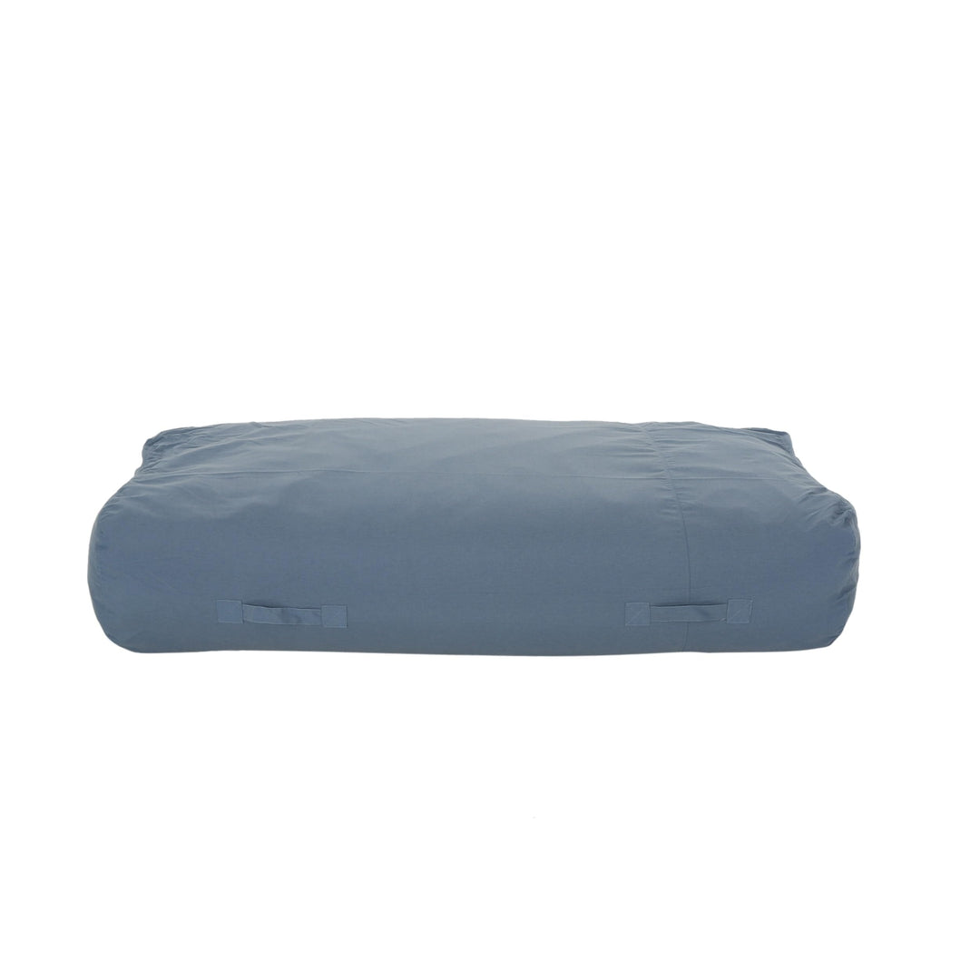 Lounger Bean Bag with Fabric for Dining Room Bedroom Etc Blue Modern