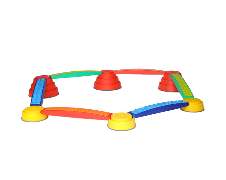 GONGE Build N' Balance Tactile Set - Complete Balance Course For